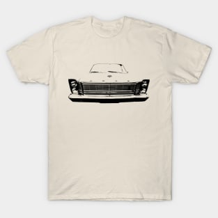 Ford Galaxie 1960s American classic car monoblock black T-Shirt